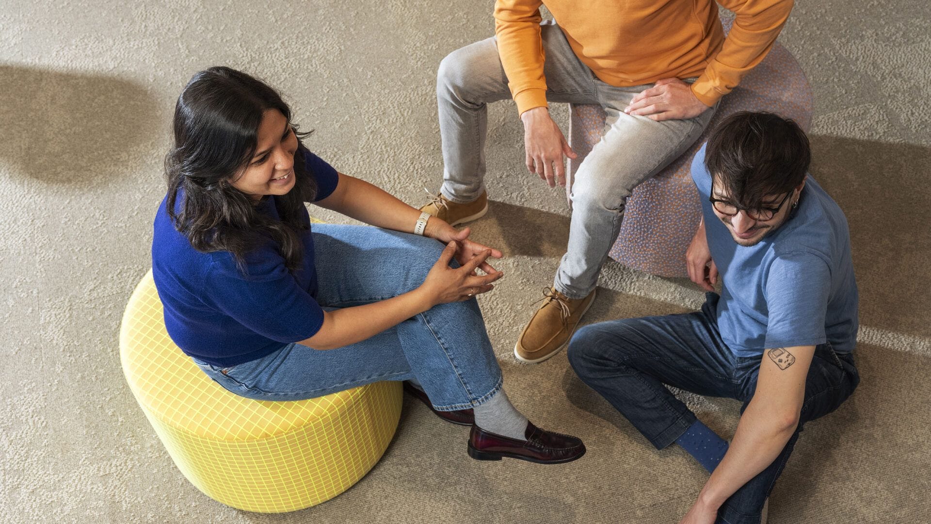 Metacoreans sitting around