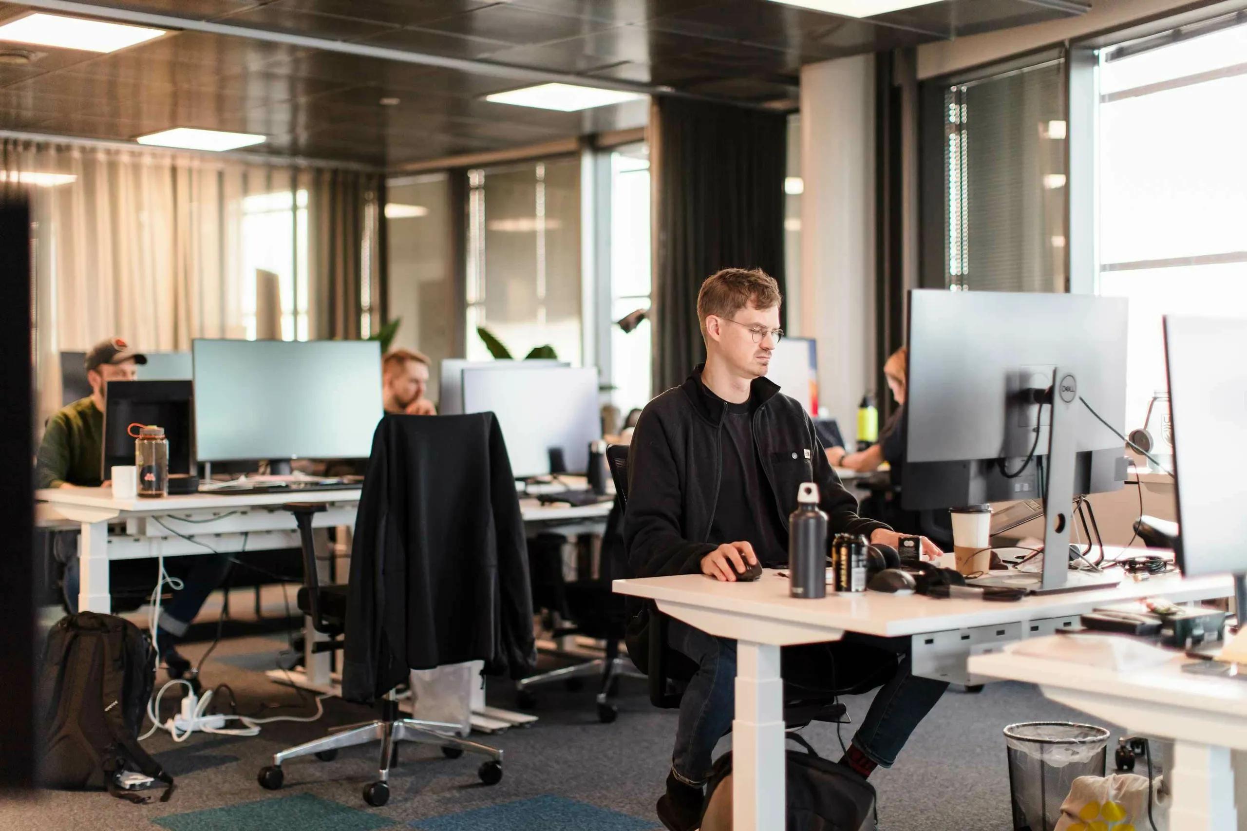 A spacious office at Metacore