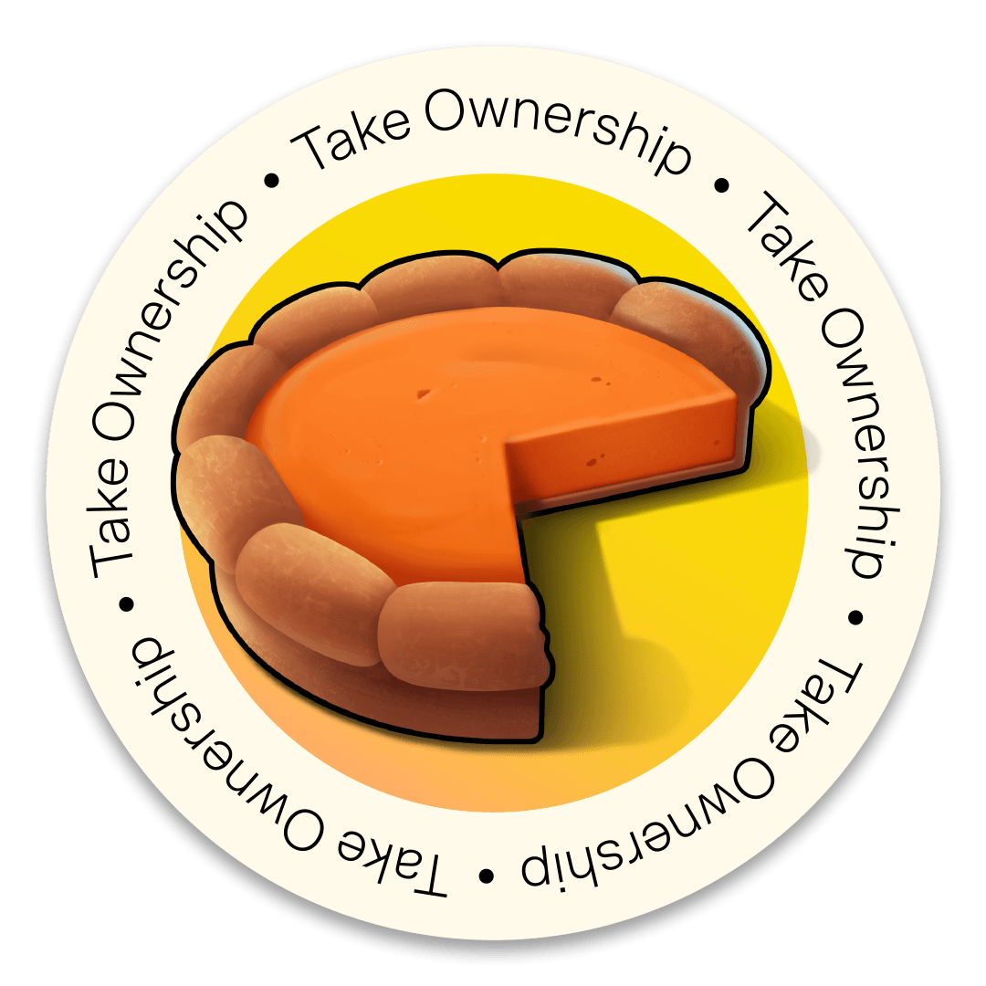 A pie from Merge Mansion